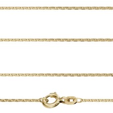 Juwelier Anker Kette diamantiert St&auml;rke 1,7 mm aus Echt Gold 585 14 Kt Gelbgold