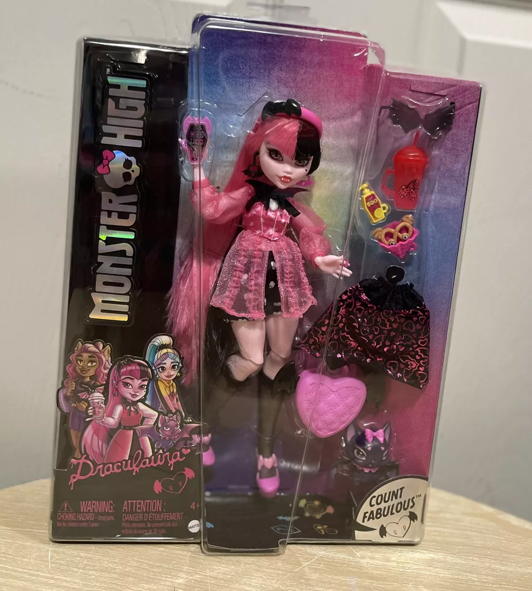 Monster High Draculaura G3 Generation 3 Reboot Doll Mattel 2022