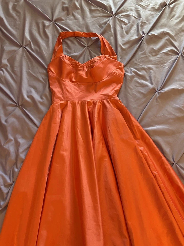 trashy diva dress peach pin up size 4 vlv - Image 2 of 4