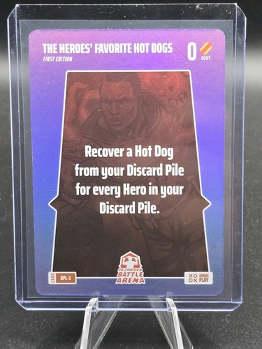 Bo Jackson Battle Arena BPL-3 Foil Play SSP THE HERO’s Favorite Hot Dog (MR)