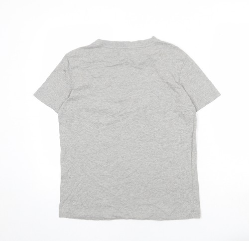 House of Holland Womens Grey 100% Cotton Basic T-Shirt Size 10 Round Neck - Drea - Picture 2 of 10