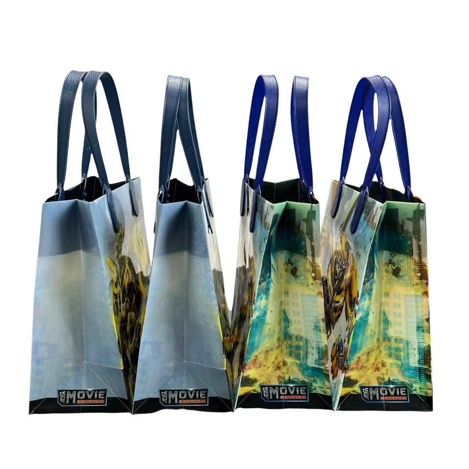 12 peças Transformers Bumble Bee Goodies bolsa favor festa de aniversário saque sacos de presente - Imagem 4 de 4