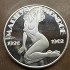 Marilyn Monroe 1 oz .999 Fine Silver Round “The Silver Stars” Proof-Like