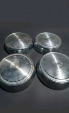 Set Of 4 Vintage Ford Dog Dish Hubcaps Stainless Steel 12 Truck F250 F350 Van Set Of 4 Vintage Ford Dog Dish Hubcaps Stainless Steel 12 Truck F250 F350 Van