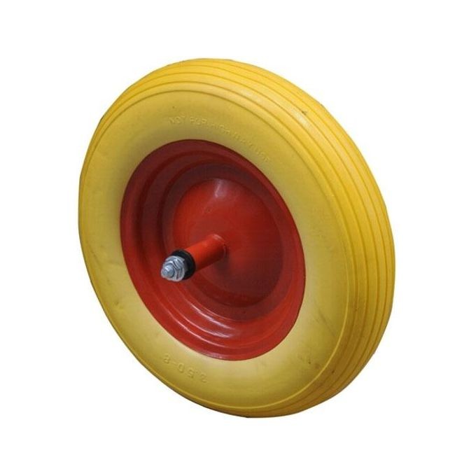 Ricambio Ruota Carriola Alte Antiforo 110mm | PU Pieno Professionale