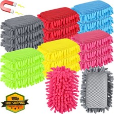 Sherr 18PC Microfiber Dry Erase Erasers Washable Whiteboard Bulk