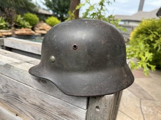Elmetto tedesco originale M35 Q64 seconda guerra mondiale riedizione SD