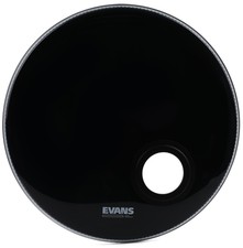 Evans EMAD Resonant Black Bass Drumhead - 22 ...