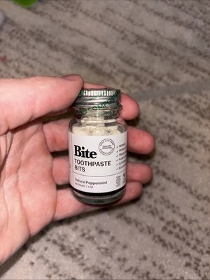 Bite Toothpaste Tablets Bits Fluoride-Free Mint Charcoal - 62 count