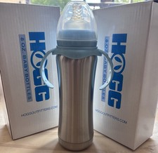 8oz Blue Stainless Hogg Baby Bottle