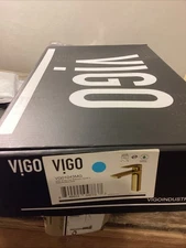 VIGO Davidson Single Handle Single-Hole Bathroom Faucet in Matte Brushed Gold