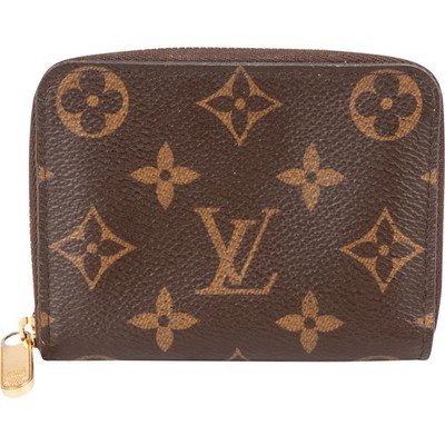 Louis Vuitton Monogram Canvas Zippy Coin Purse Wallet Portemonnaie Geldbörse