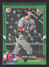 2018 Bowman Draft Raynel Delgado #BD-176 Green Paper 06/99