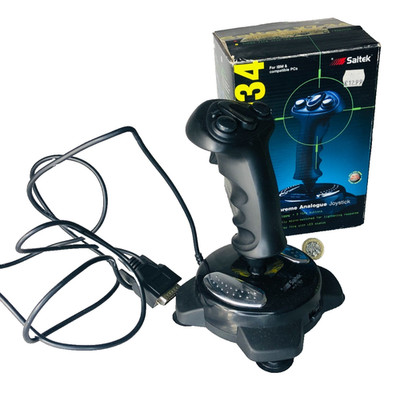 PC Videospiel Joystick Controller Saitek X7 34 Originalverpackt Vintage ra