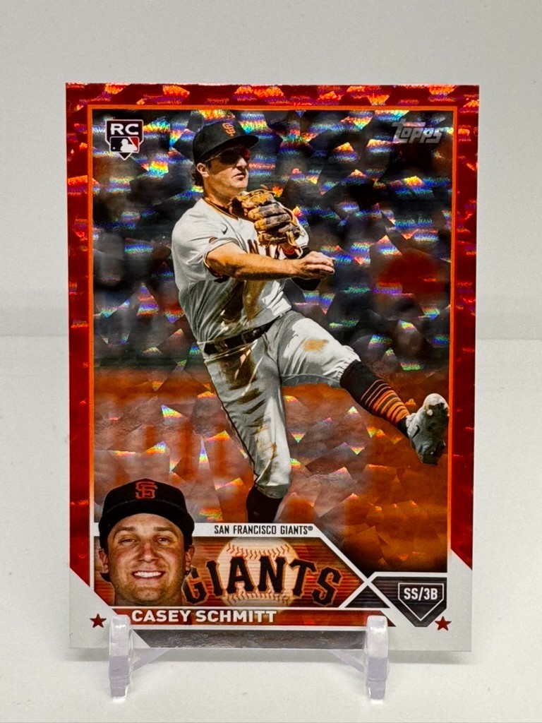 Casey Schmitt 2023 Topps Update Rookie /199 Red Foil Giants RC
