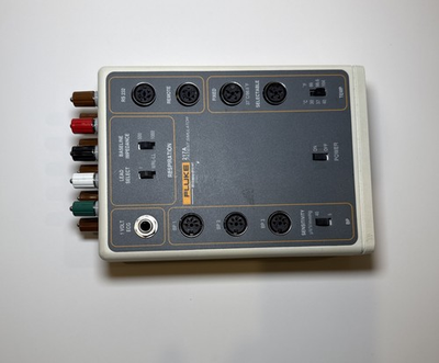 #ad Fluke 217A Patient Simulator with Travel Bad and accessries $750.00