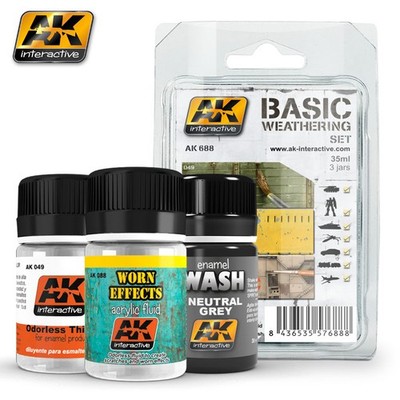 Basic Weathering Set AK-0688 Ak Interactive