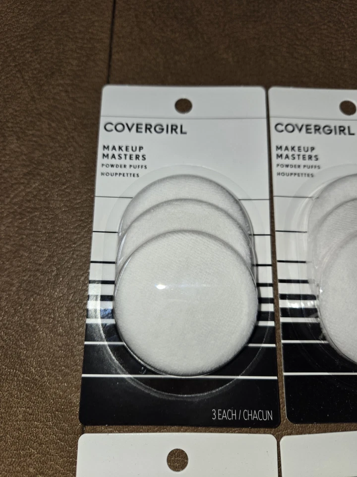 12 paquetes de 3 unidades Covergirl Maquillaje Maestros Polvo Puffs Aplicación Polvo Suave Foto 4 de 4
