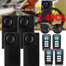150dB Bike Alarm Wireless Vibration Motion Sensor Waterproof Motorcycle w/Remote