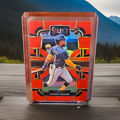 Panini 2024 Select Concourse Jackson Chourio Brewers #6 Red Prizm RC /149
