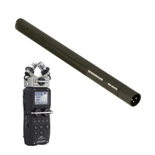 Sennheiser MKH-416 Short Interference Tube Microphone, Bundle with Zoom H5 Recor