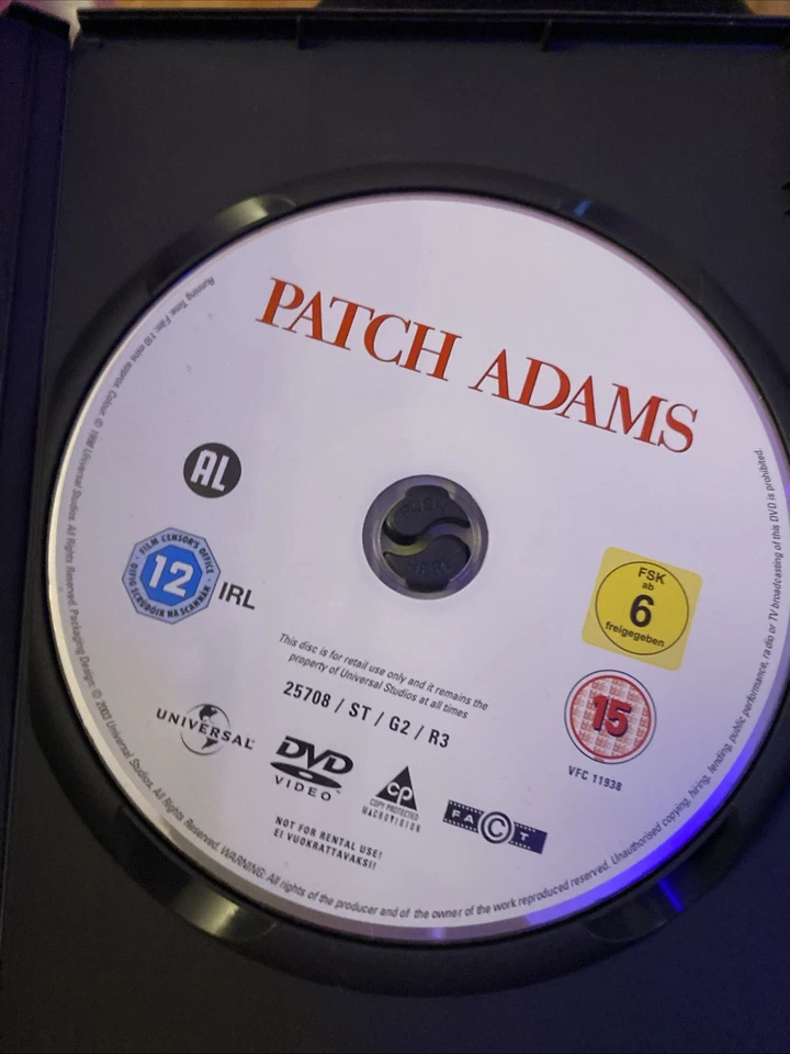 Patch Adams (DVD, 1998) - Image 3 of 3