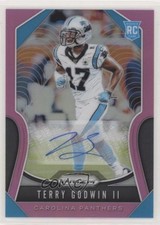 2019 Panini Prizm Rookies Pink Prizm Auto Terry Godwin II #393 Auto 5l2