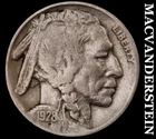 1928-D Buffalo Nickel- Semi Key Better Date No Reserve #J2624