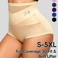 Women Slimming Tummy Control Knickers High Waist Shaper Briefs Underwear Panties