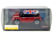 KYOSHO 1/27 Mini Cooper S Red with Union Jack Roof Gloss Body Used in Japan
