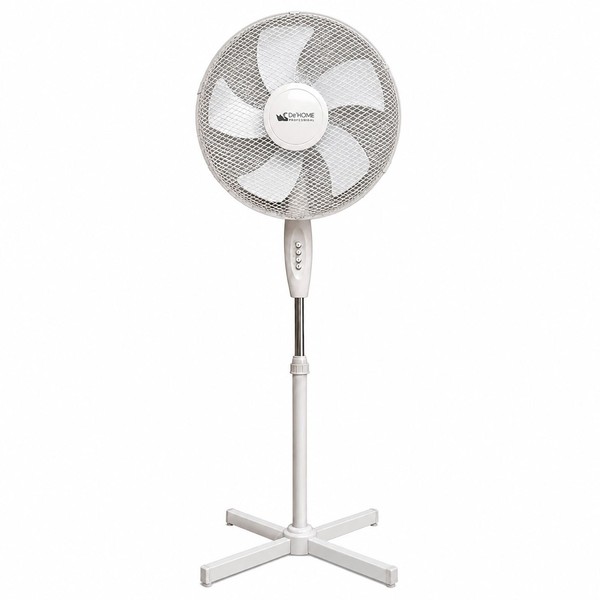Standventilator Ventilator Windmaschine LuftküHler Oszillierend 40W Weiß LüFter-image