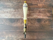 HARP LAGER with Spout Beer Keg Pub Style Ceramic Bar 12&rdquo; Tap Handle