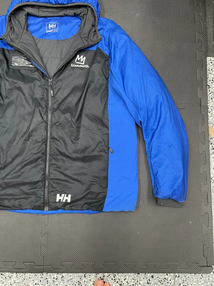 Helly Hansen Jacket Mens XXL Blue Mammoth RECCO Hooded Insulated Ski Coat - Image 2 of 4