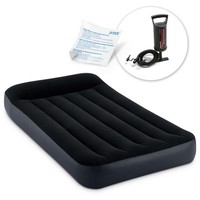 5903890606794 Materac Dmuchany 191X99X25 Cm Z Pompką TłOkową Intex 64141 Intex