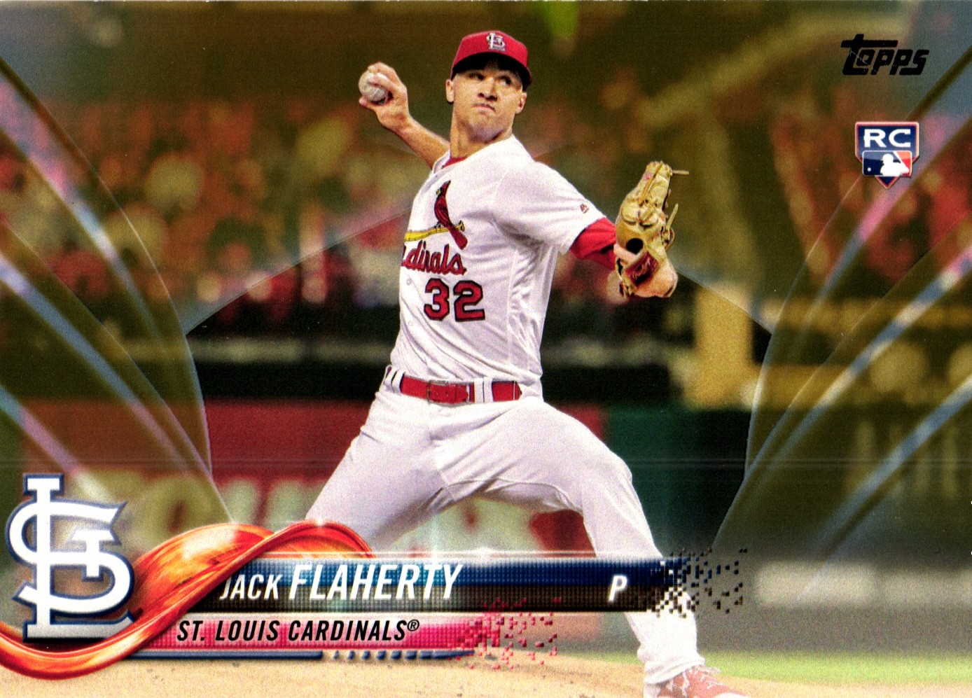 2018 Topps #93 Jack Flaherty Gold #/2018