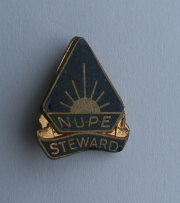 Gewerkschaft Pin Anstecker - NUPE Steward (Shop Ref A4.1)