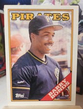 Barry Bonds 1988 Topps baseball card #450 NM or better