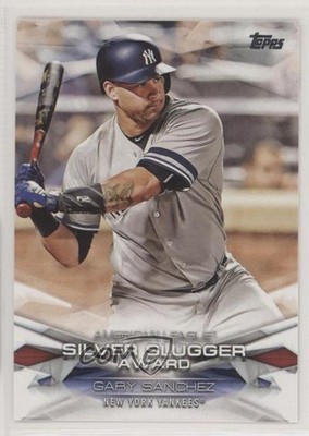 2018 Topps MLB Awards Gary Sanchez #MLBA-33 3x0