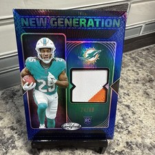 2024 Certified - New Generation Jerseys Jaylen Wright Blue Mirror /99 (MEM, RC)