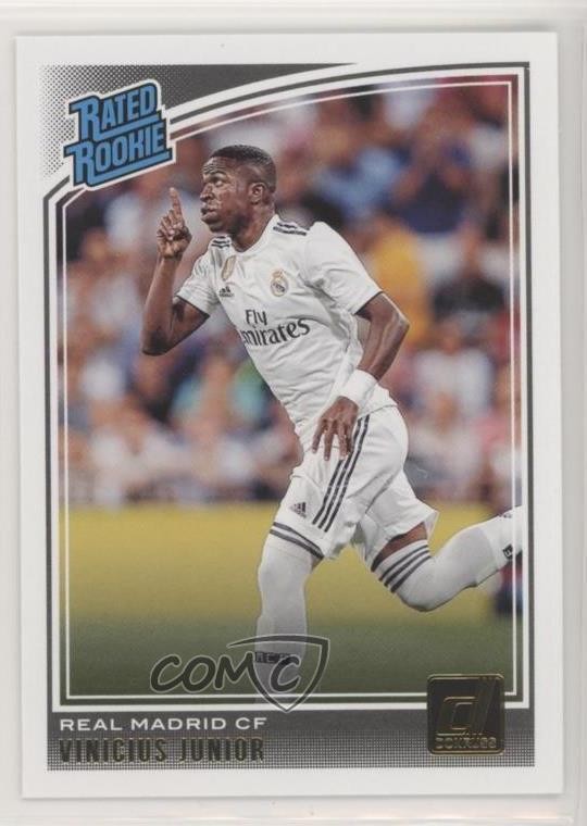 2018-19 Panini Donruss Rated Rookie Vinicius Junior #177 4pa