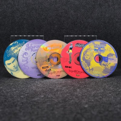 Lot of 5 (DreamCast) Rare loose Disc Untested