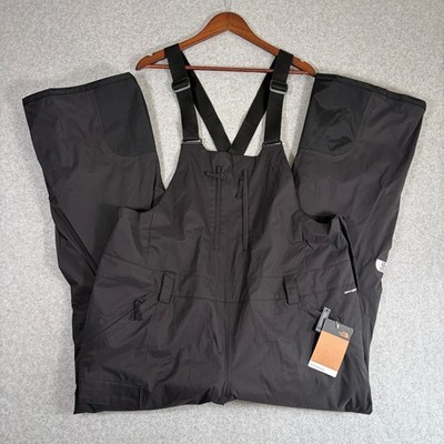 The North Face Freedom Insulated Snow Bib Women XXL Black Dryvent Ski Pants NEW