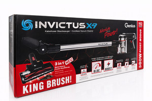 Genius Invictus X9 Akku Staubsauger 2in1 kabellos Handstaubsauger 12tlg. - B-War