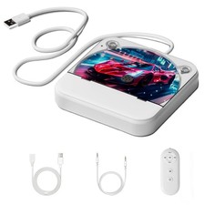 Portable CD Player for Car, Vehicles Home  Office  Car CD Player with USB/A...