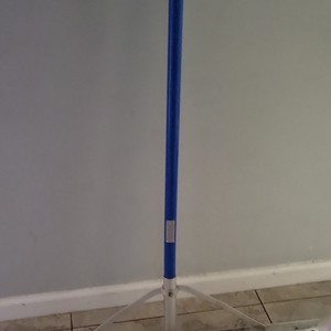 Kobalt Landscape Rake Aluminum Handle Blue Silver Durable Garden Tool