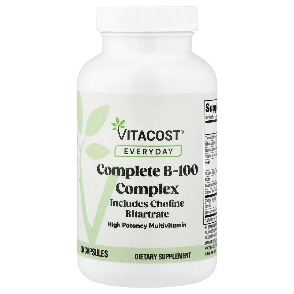 Everyday, Complete B-100 Complex, 100 Capsules