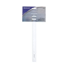 T-Square 12" Plastic Ruler, Metric