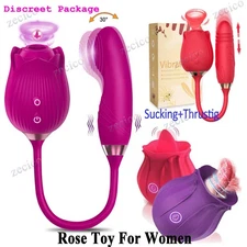 10 speed Rose Female Anniversary Female Birthday Gift Massage Tongue Licking NEW
