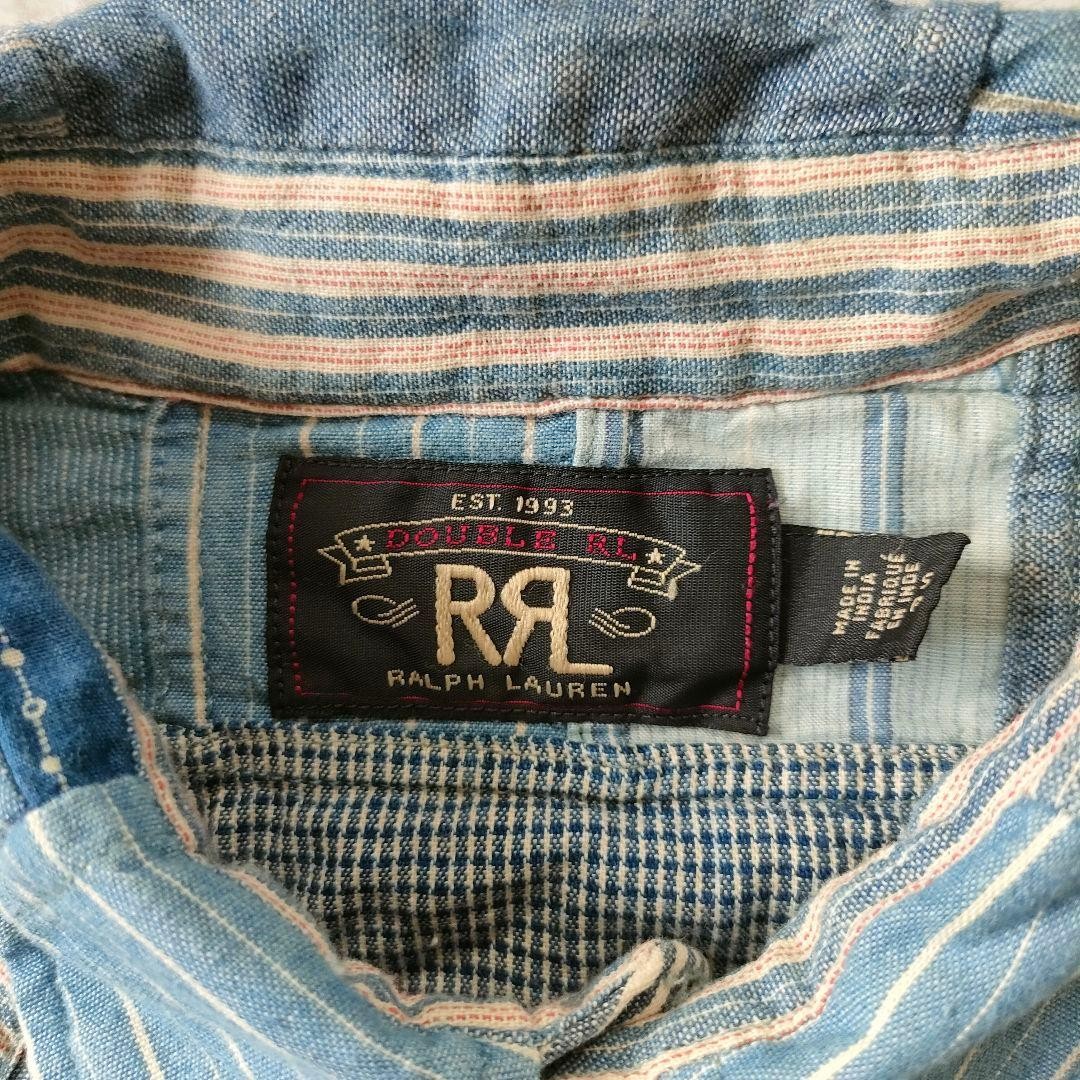 [Super Rare] RRL Patchwork Denim Jacket Double R … - image 6