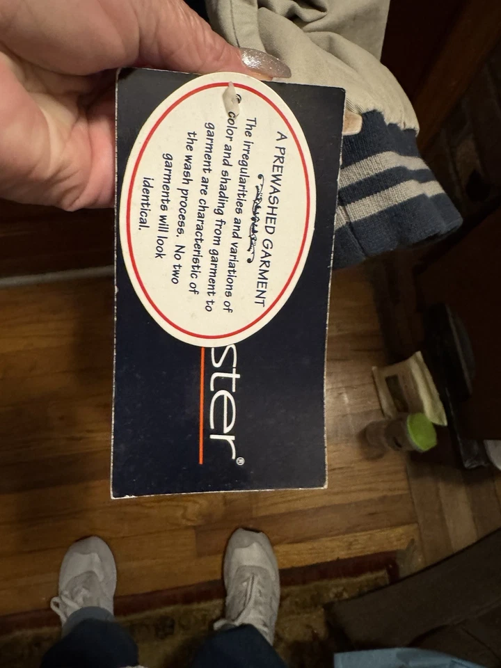 Chaqueta bomber vaquera vintage CMT con etiquetas talla grande Foto 3 de 4